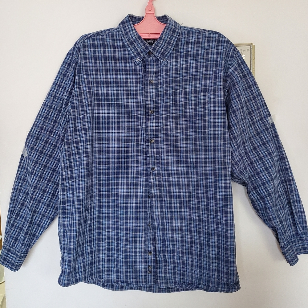 Men's Scotch Plaid Flannel Shirt, Slightly Fitted